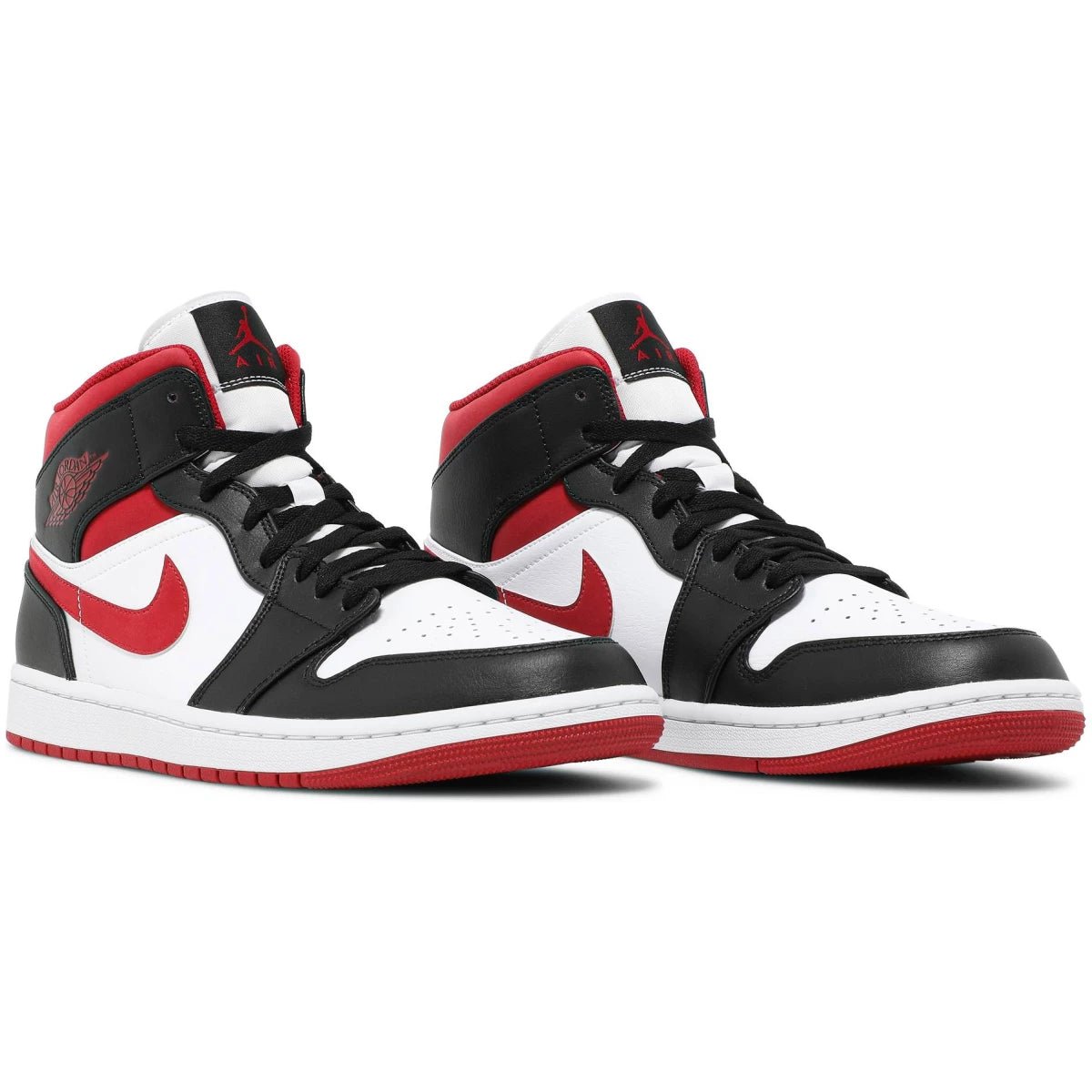 Air Jordan 1 Mid Black Gym Red - Image 4