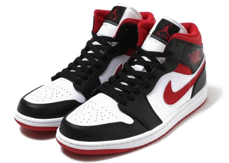 Air Jordan 1 Mid Gym Red Black - Image 5