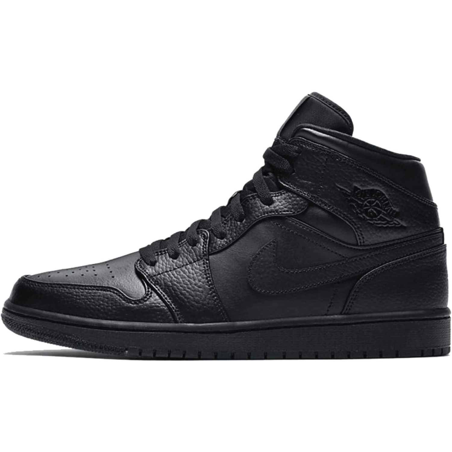 Air Jordan 1 Mid Triple Black - Image 9