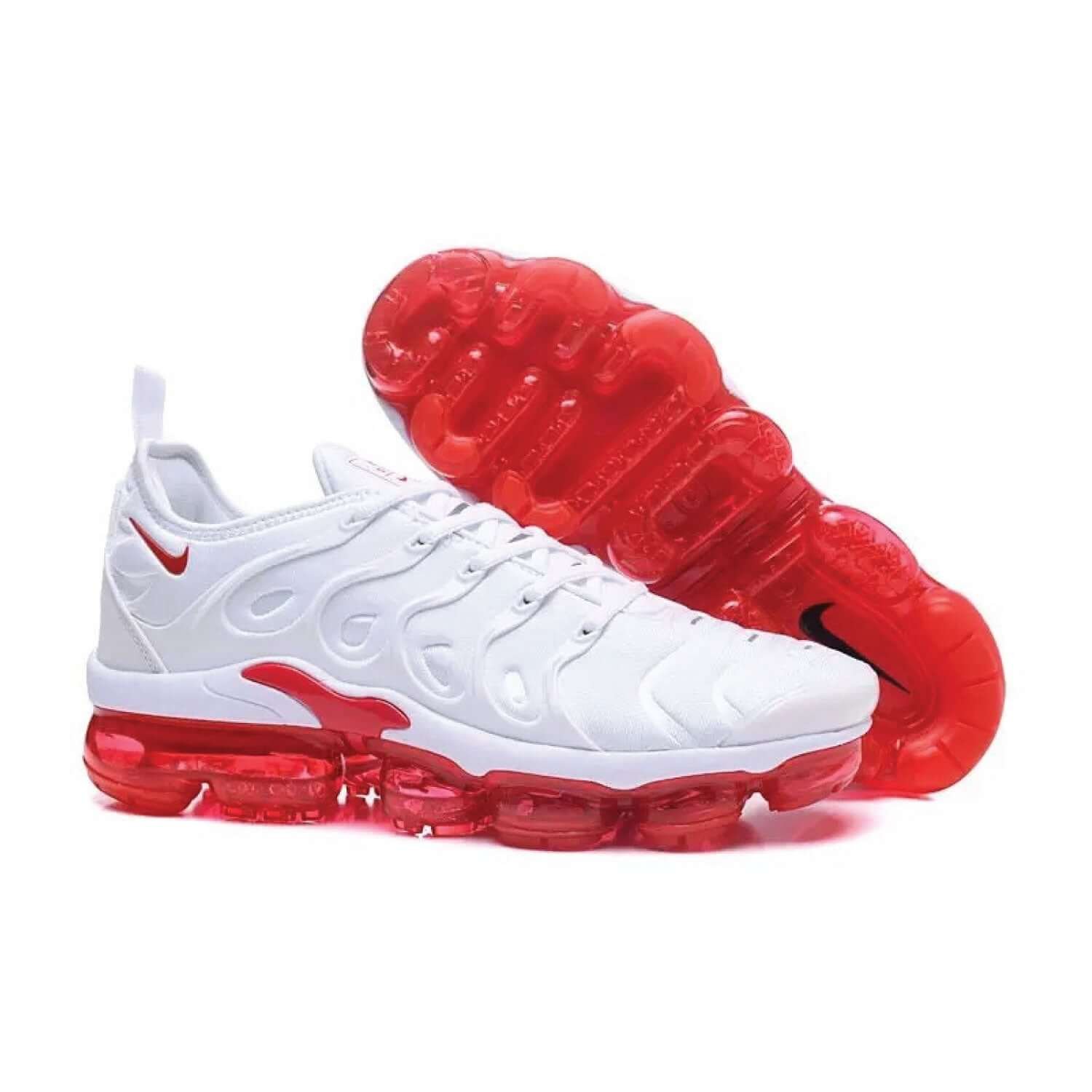 Air Vapormax Plus White University Red - Image 2