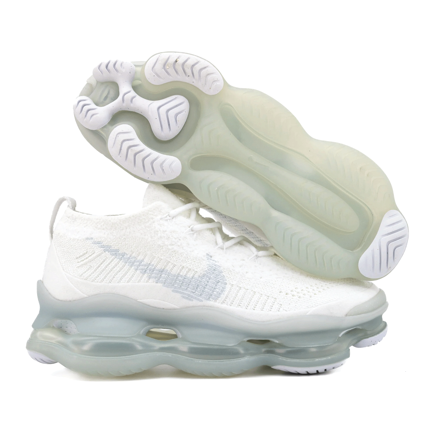 Wmns Air Max Scorpion Flyknit 'White Football Grey' - Image 2